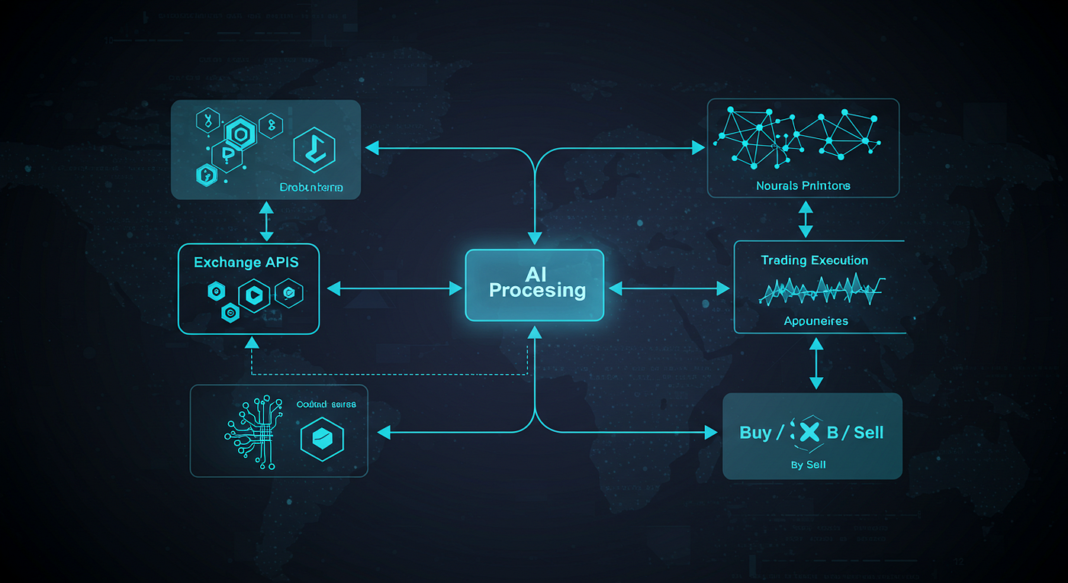 AI agents autonomously trading cryptocurrencies on decentralized Web3 networks