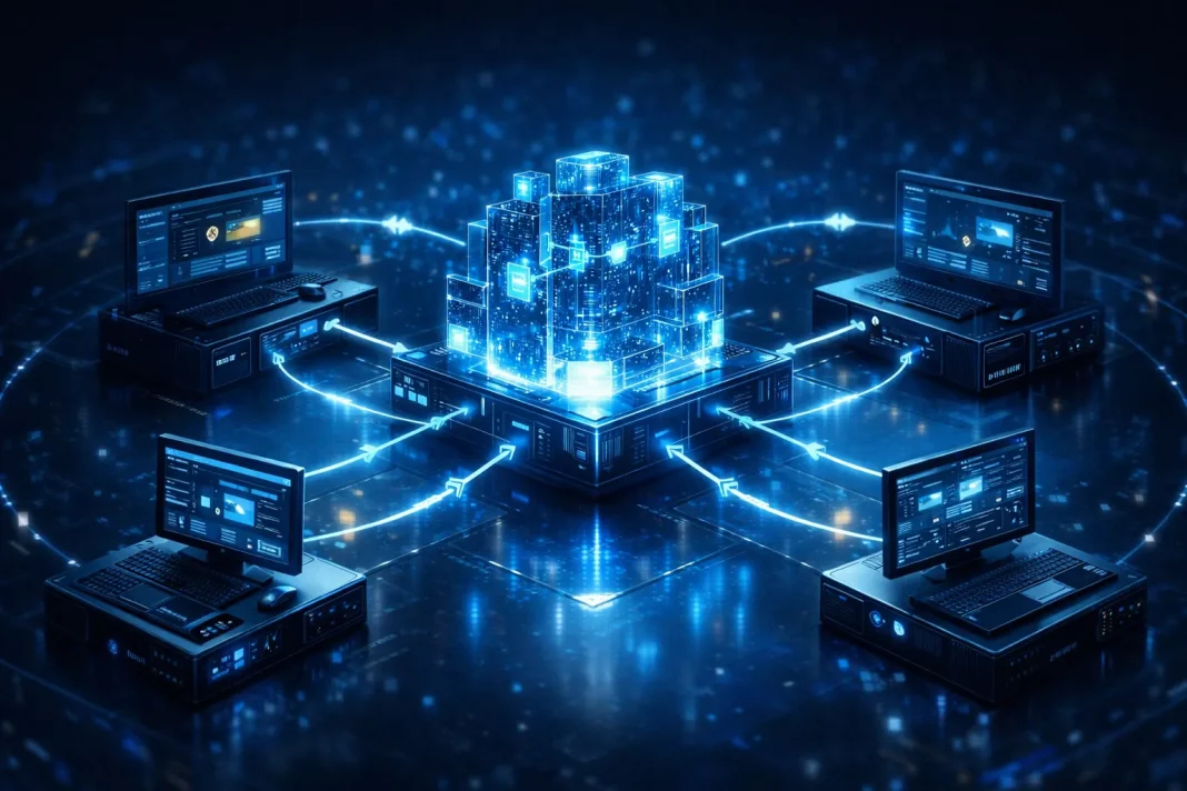 how blockchain nodes verify and share transaction data