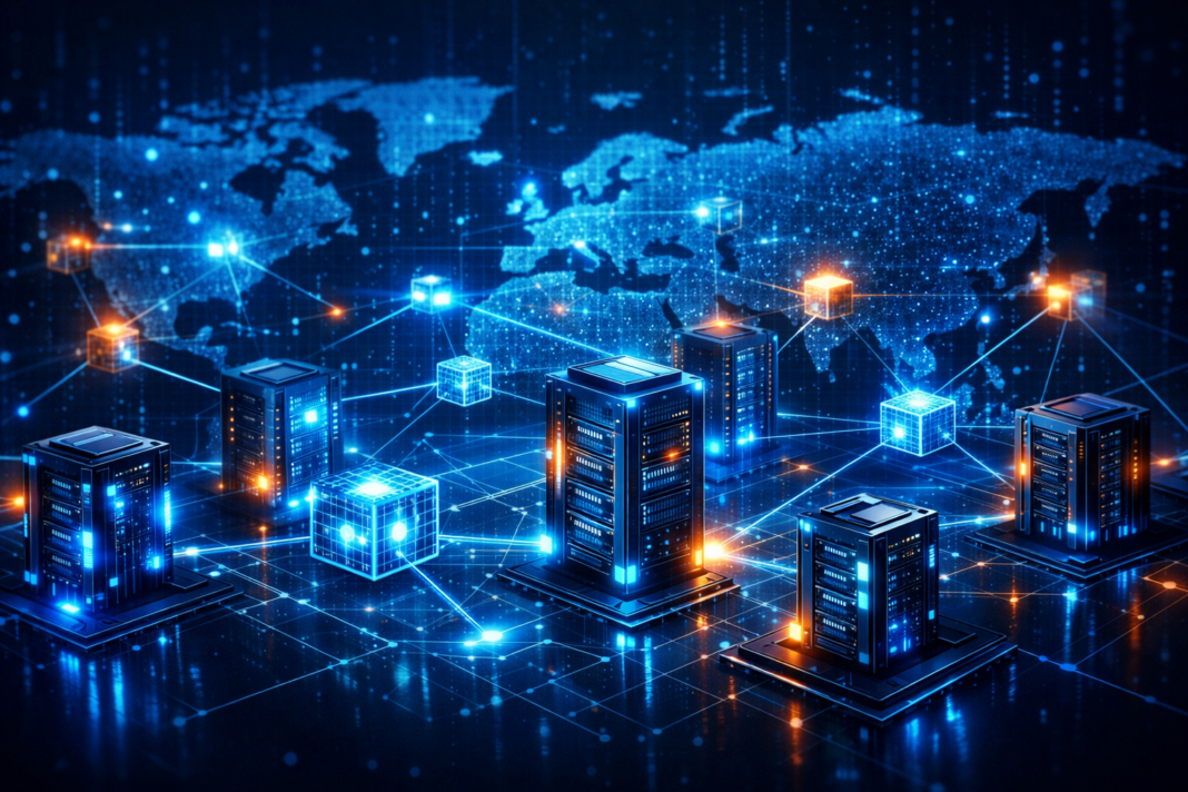 blockchain nodes powering decentralized web3 infrastructure network