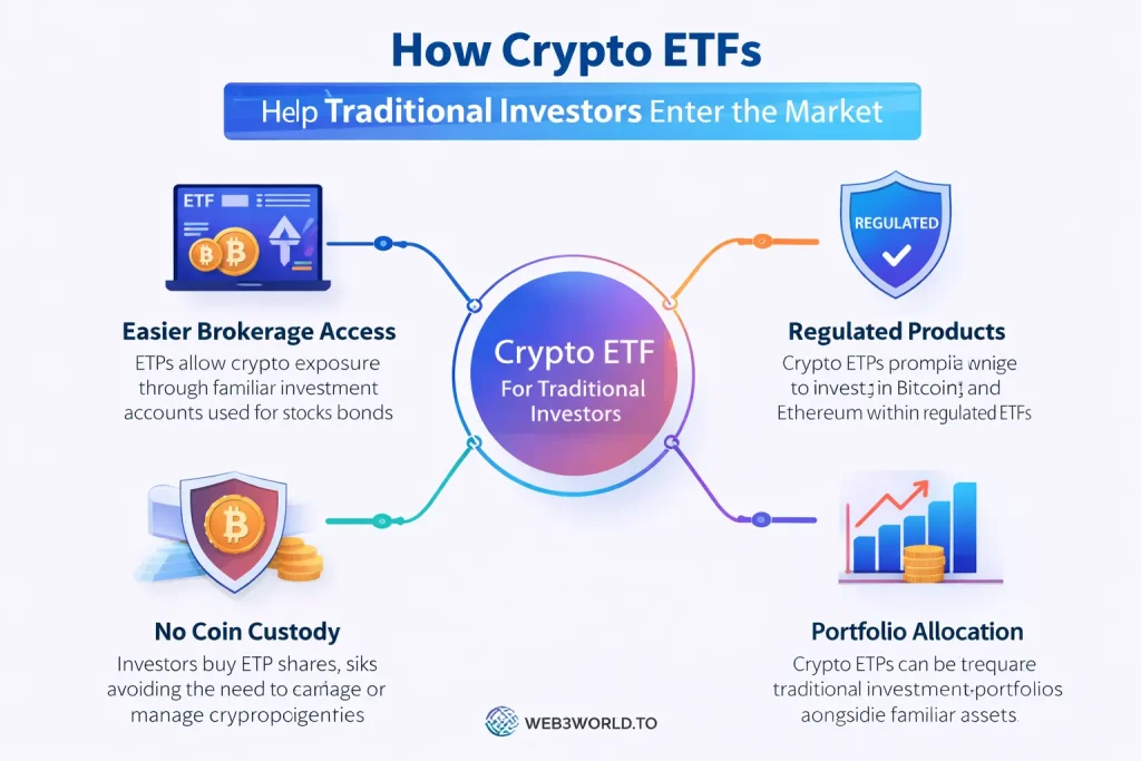 crypto ETFs for traditional investors